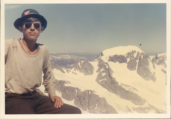 Peter Metcalf at Gannett Peak