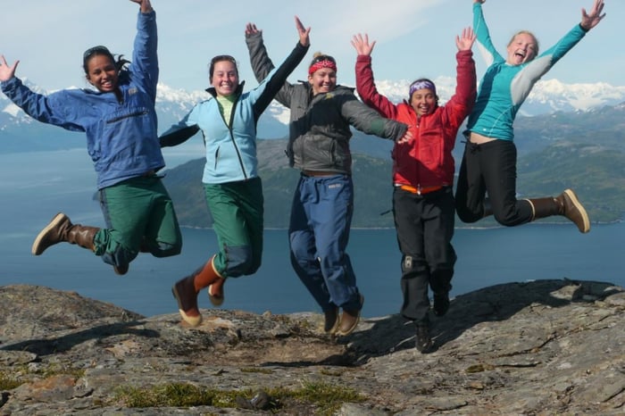 Jumping for Joy in Alaska