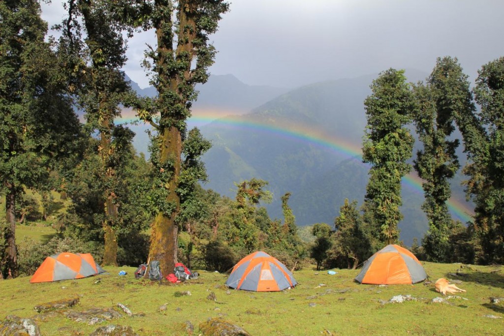 Rainbow in India