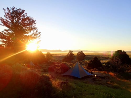 Sunrise on a NOLS Rocky Mountain Course