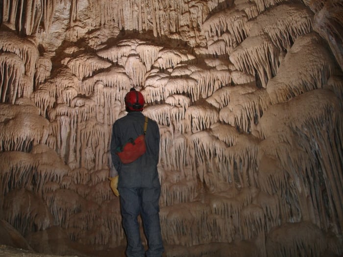 Caving at NOLS Southwest