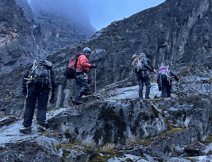 Photo 2, going up Mt. Stanley.