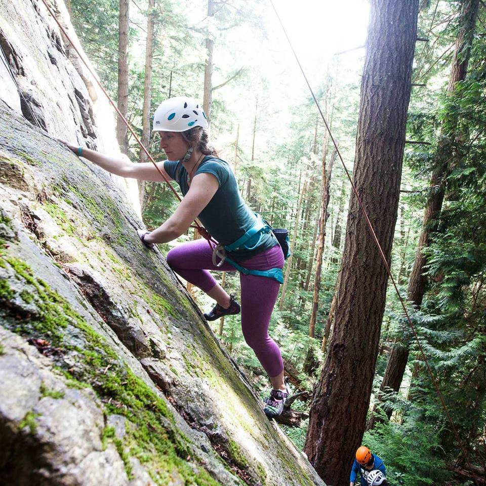 Climbing in Squamish