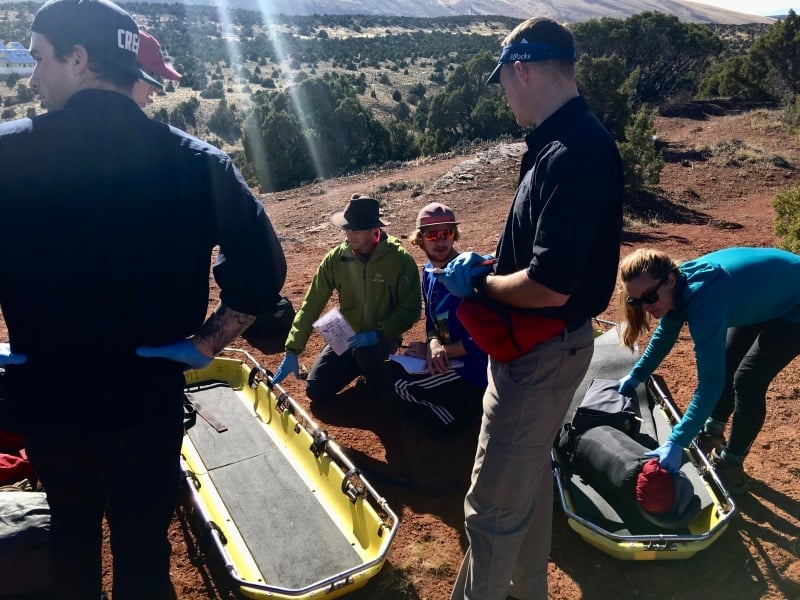 Preparing for future careers with wilderness first aid training