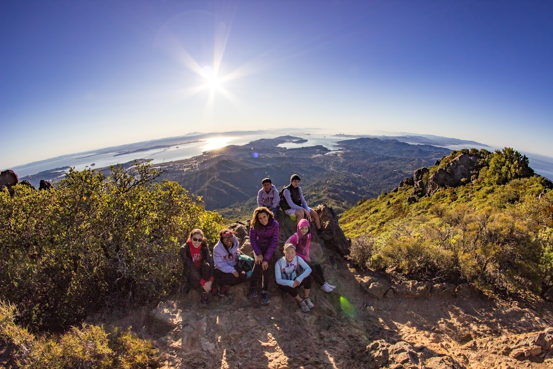 Happy group on a Marin Academy outing