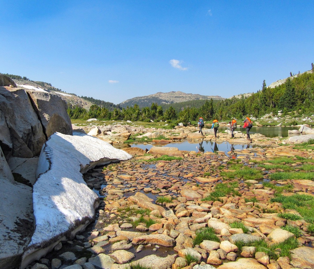 Hiking in the Wind River Range