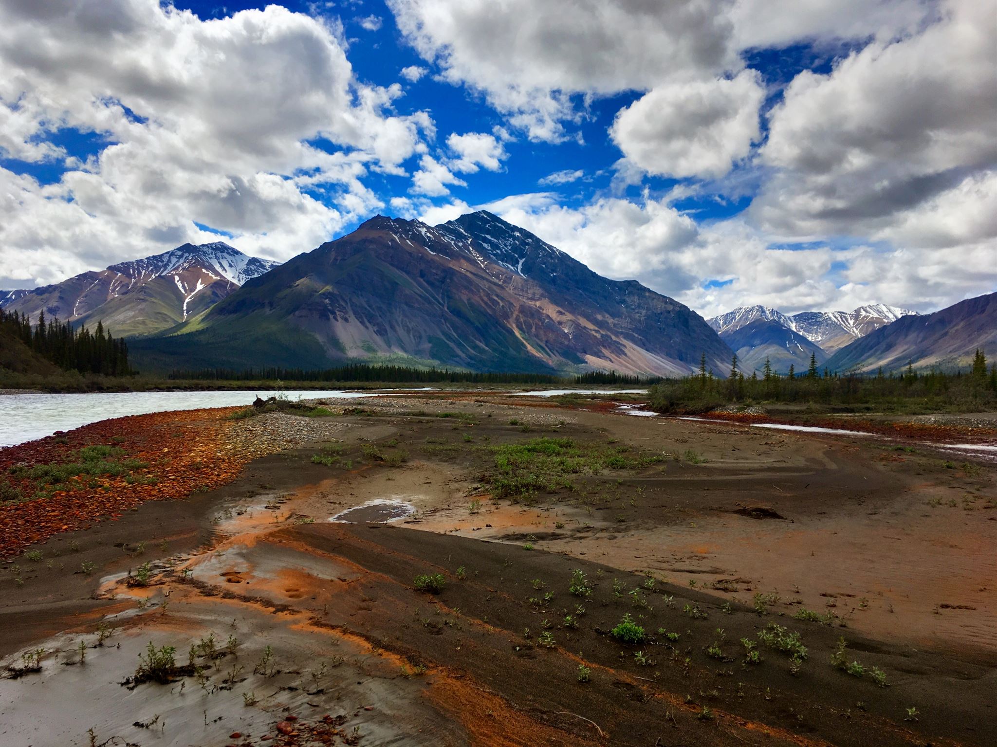 Mackenzie Mountains in Canada