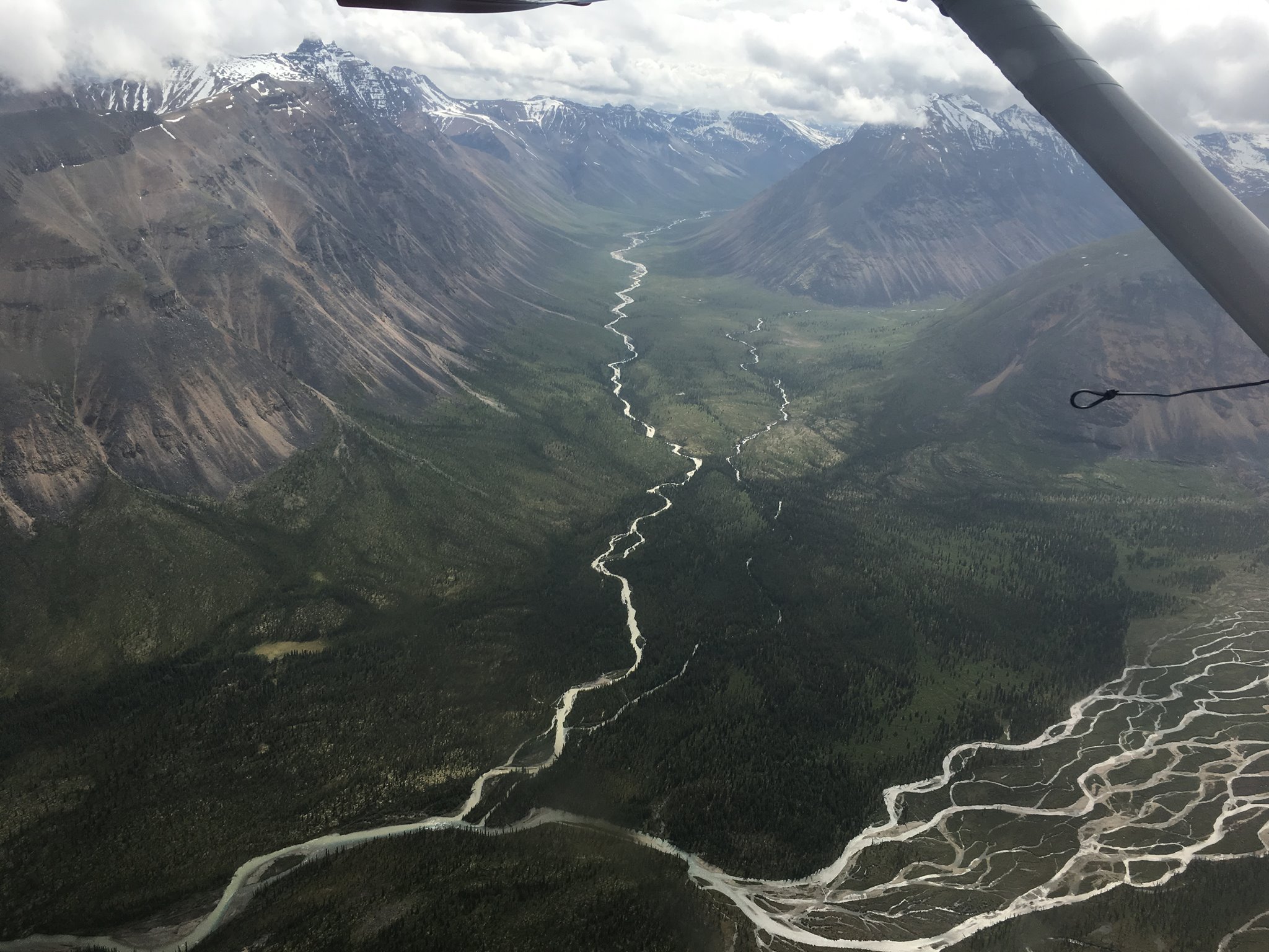 Looking back at the route