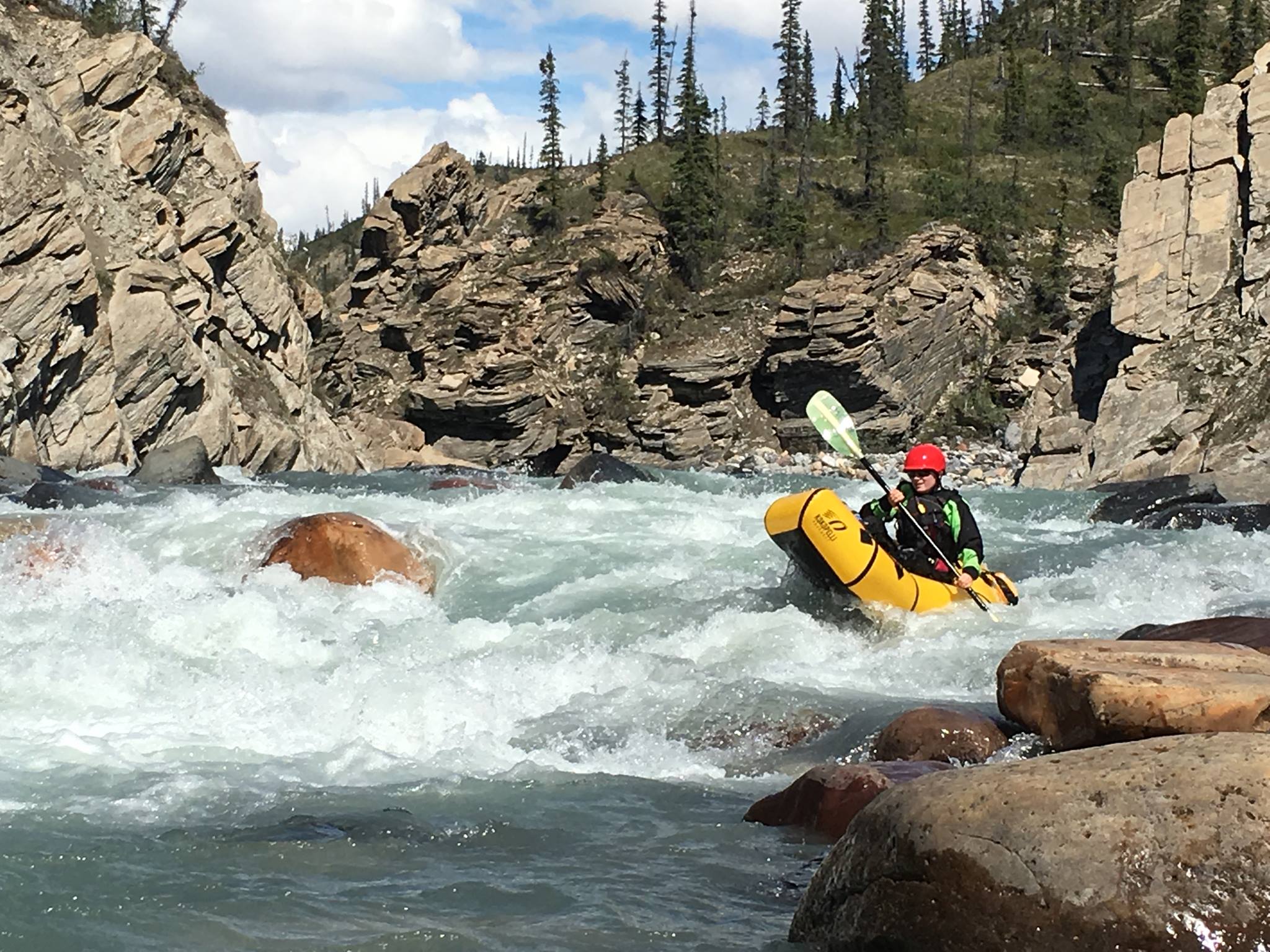 Exciting paddling