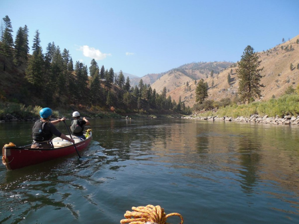 Canoeing at NOLS