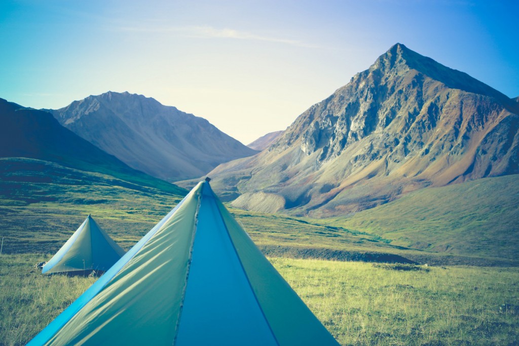 Tents in Alaska