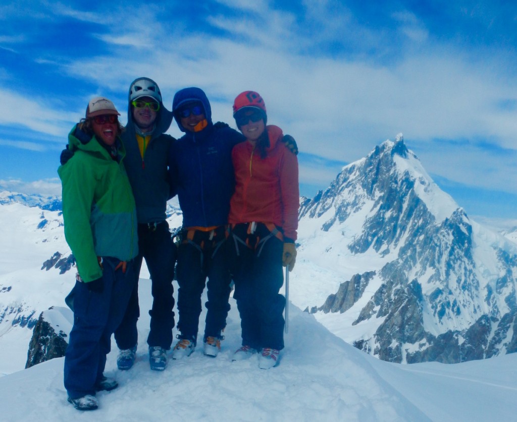 Group on Mount Munday