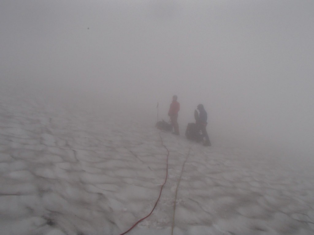 Whiteout in the Cascades